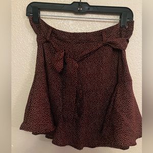 Brown polkadot Skort